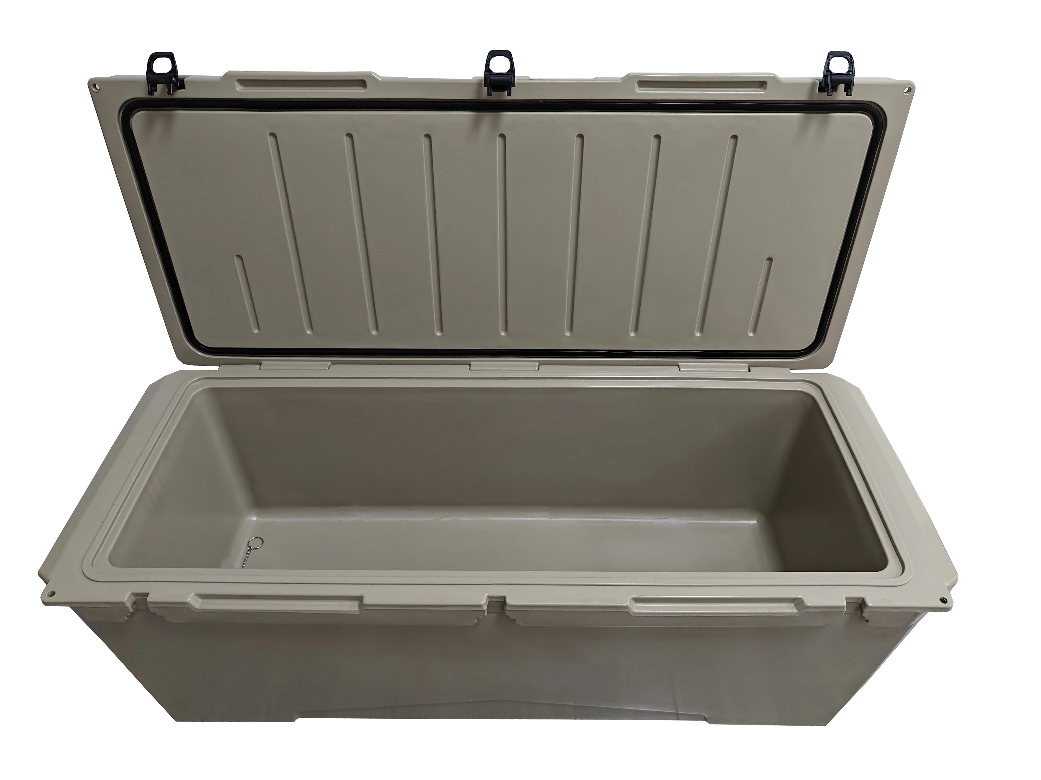 Hot Selling 240QT Insulated PE Camping Cooler Rotomolded Fishing Ice Chest Seafood Transportation Hunting Ice Storage Box