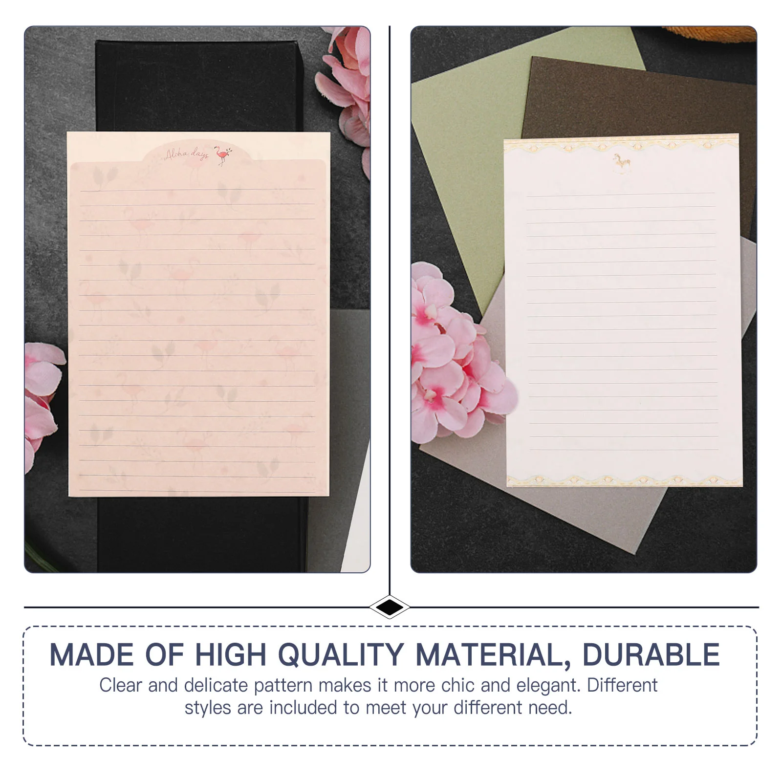 45 Pcs Letterhead Pals Envelope Paper Handicrafts Writing Stationery Envelopes Stationary Animal