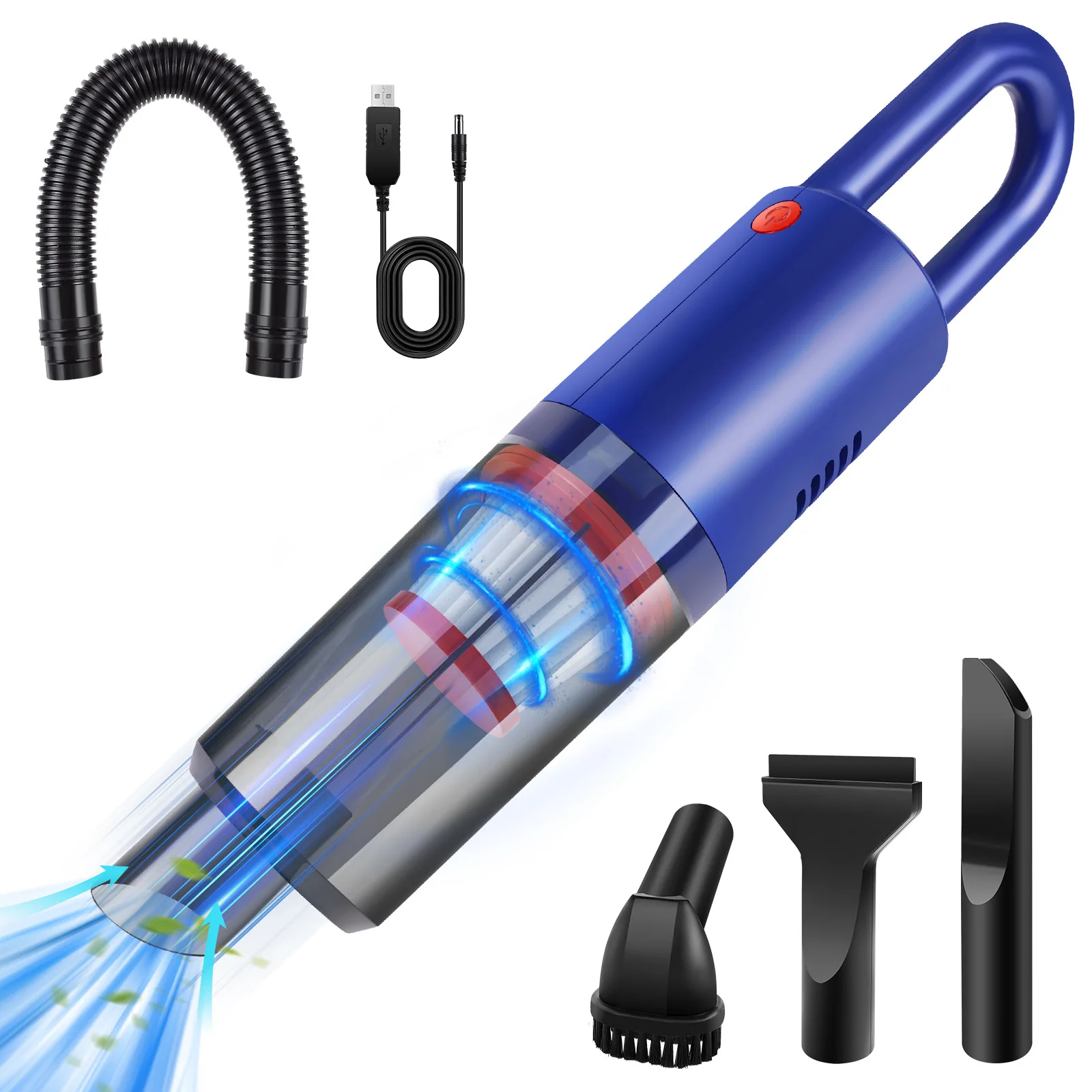 Cordless Vacuum Cleaner Hand-push lightweight Portable Car-mounted Handheld Vacuum Cleaner With High Suction Power