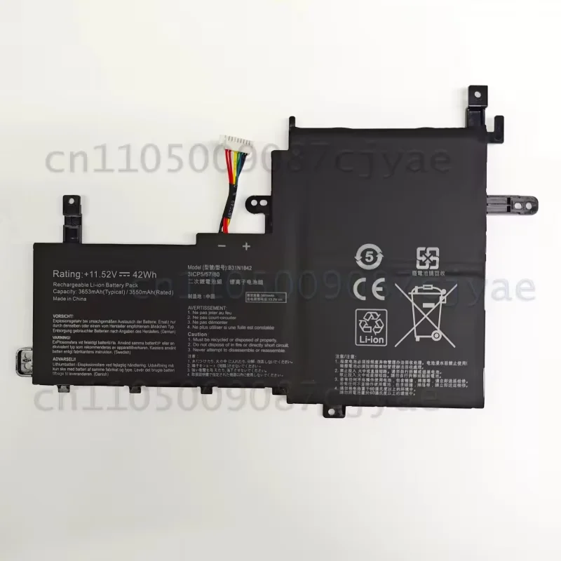 Powercell For Asus S5500F V5050E V5100E M5100U S531F X531 Laptop Battery B31N1842 Li-ion Rechargeable