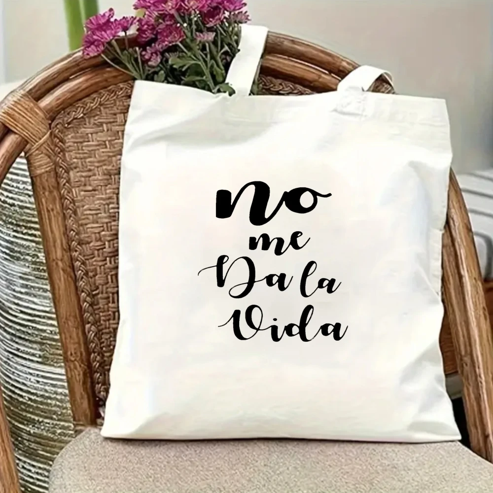 Womens Tote Bag Crimson Pink Handwritten Letters Typography Cursive Script Font Overlay Double Handles Crisp White Base Travel