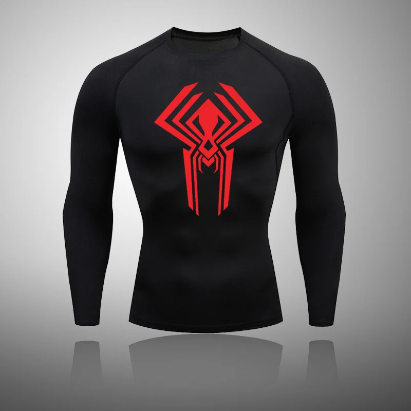 

New Men Compression T-Shirts Tops Homme Gym Sport Running Clothing Fitness Tight Long Sleeve Tees Rashguard Mma Sweatshirt