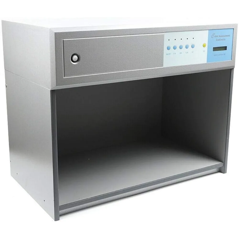 خزانة تقييم الألوان بمصدر الضوء بأربعة ألوان لطباعة وصباغة النسيج، وحدة تحكم بالألوان الصناعية ذات المدى الطويل #5