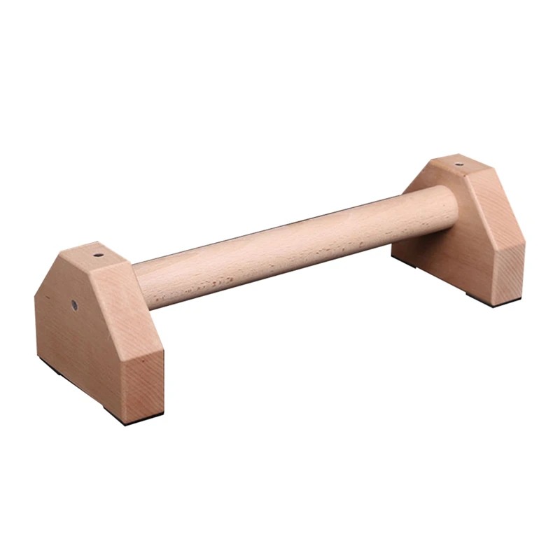 

Push-Up Stand Wood Pushup Bars Non-Slip Base Exercise Home Workout Equipment Handle Stands For Strength Training