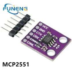 5PCS MCP2551 High-speed CAN Protocol Controller Bus Interface Module For Arduino