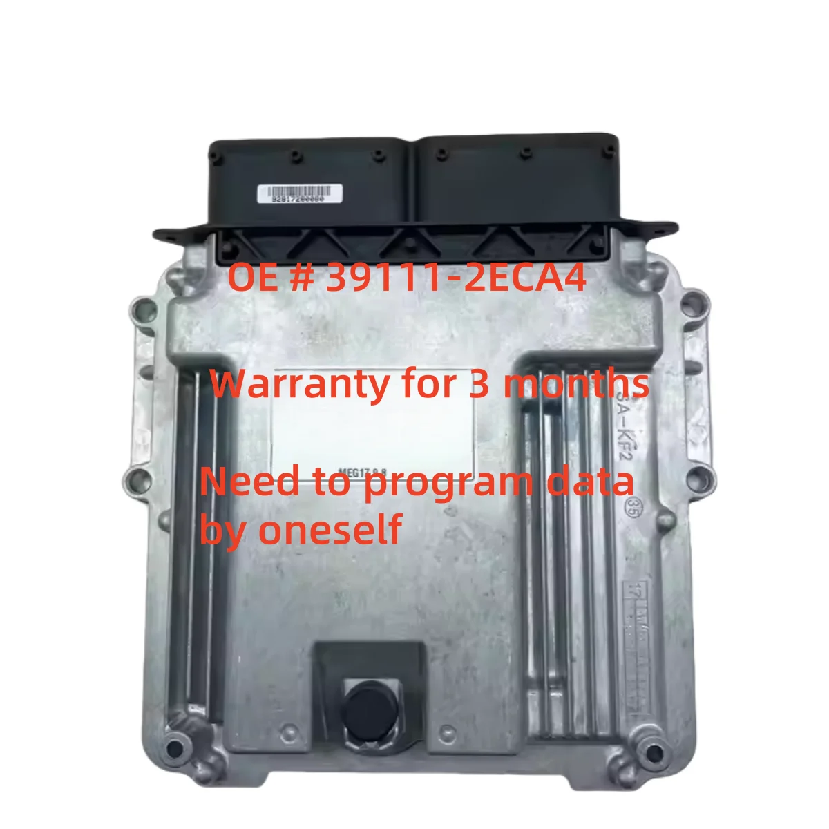 

High quality 39111-2ECA4 391112ECA4 MEG17.9.8 Engine Computer Board ECU Control Unit for Hyundai ﻿