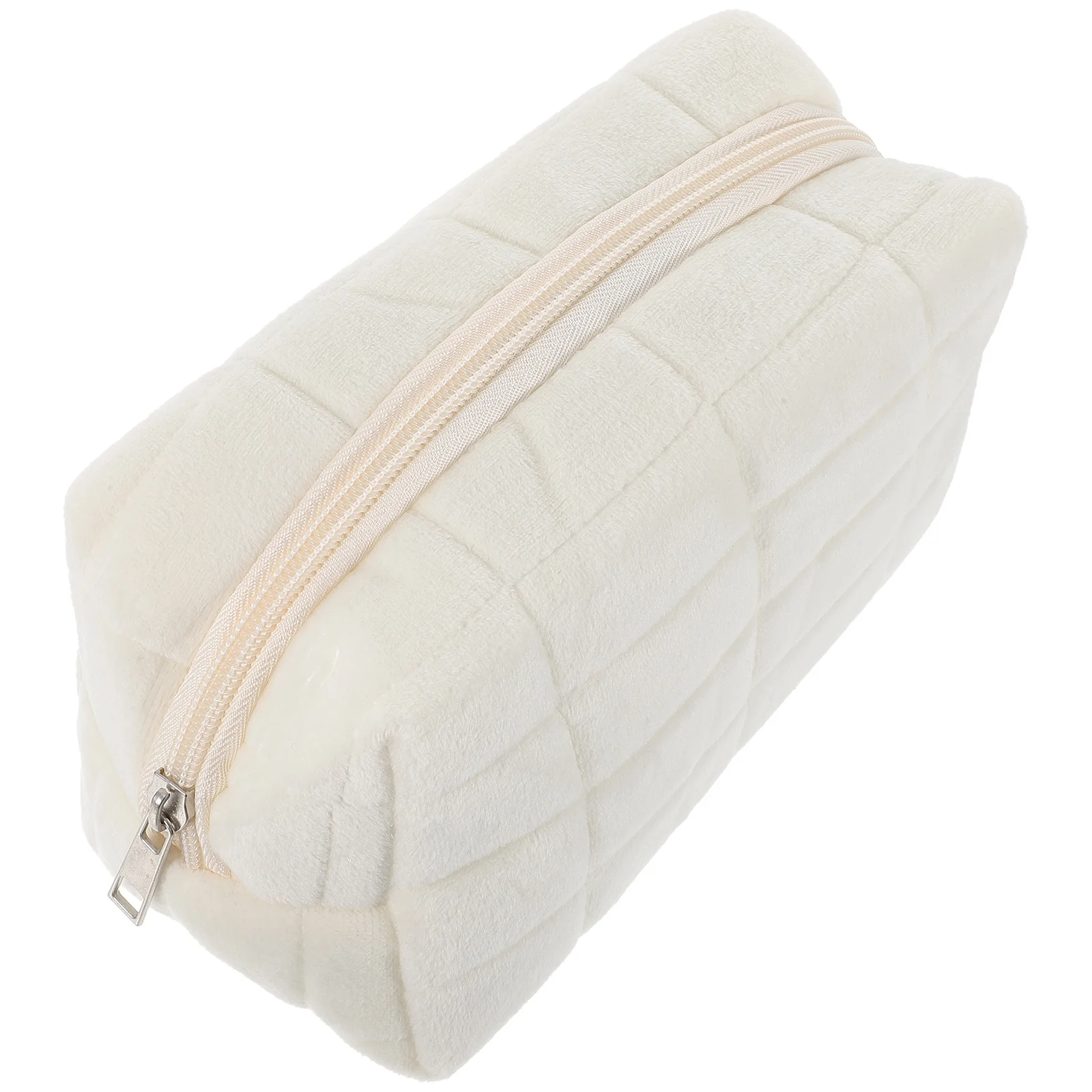 Bolsa de maquillaje de gran capacidad, bolsa de almacenamiento de lona, organizador de viaje multifuncional, estuche para lápices, duradero y portátil