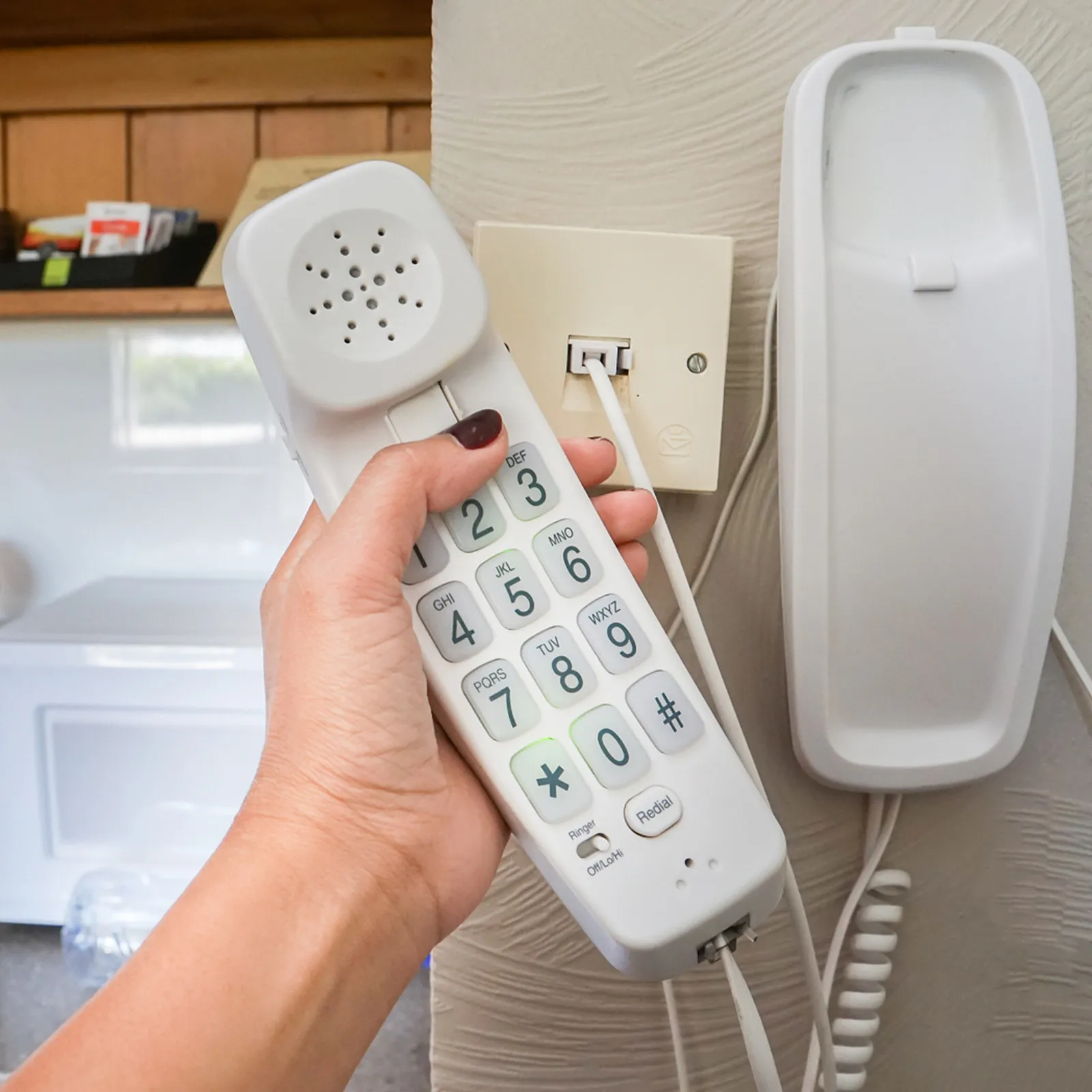 Rj11 6p4c Heavy Duty Telephone Line Copper Satin 4 Conductor Cord Replacement for Line Telephone Cable