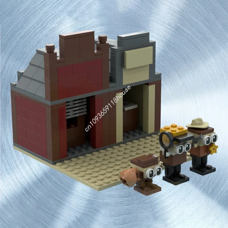 258pcs MOC Bob the Bandit Small Town  Building Blocks STEM Educational Constructing Plastic Educational Christmas toy Gift
