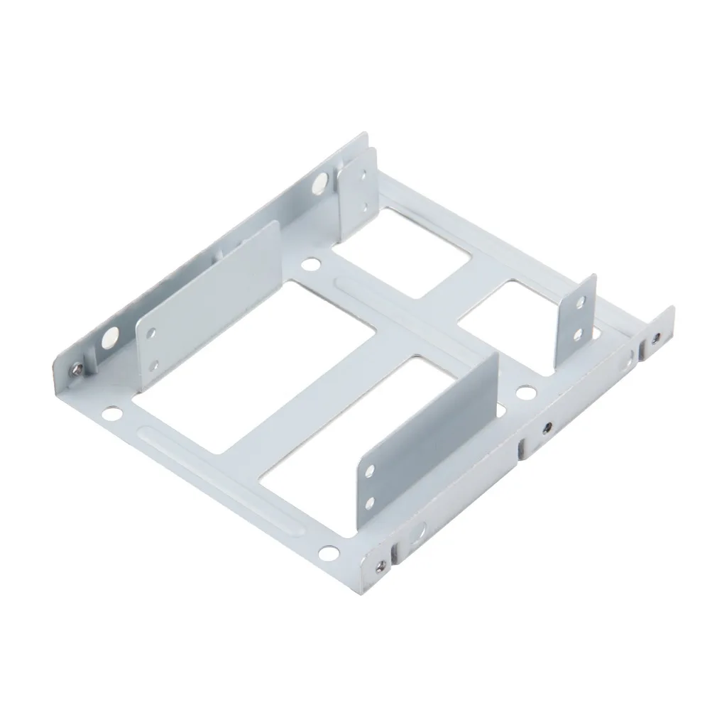 1PC 2-bay 2.5 \ "SSD HDD Disco Rigido A 3.5 \" Drive Bay Convertitore Adattatore Rack Staffa Cavo Adattatore Stock TB21600 Dropshipping