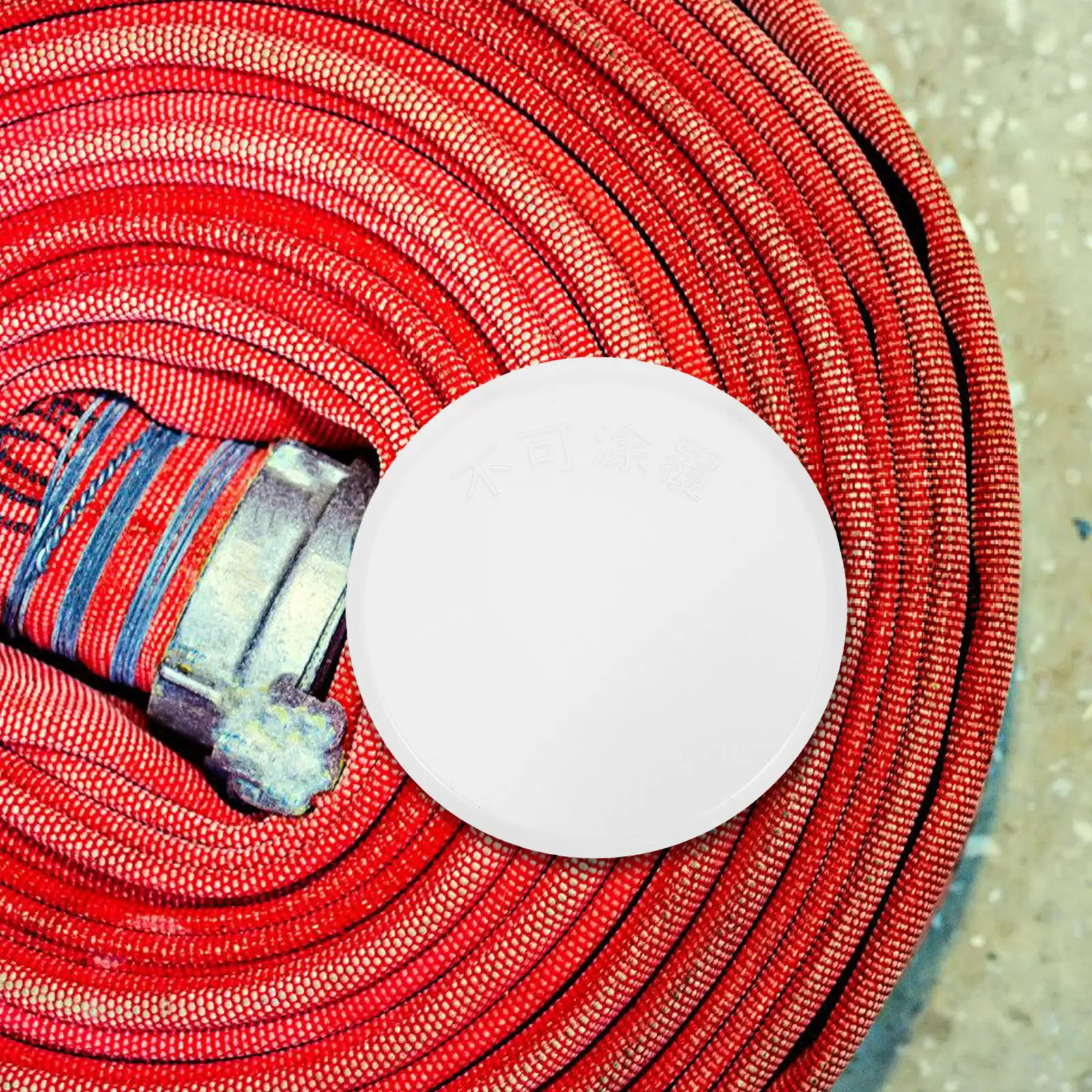 8Pcs Concealed Fire Sprinkler Covers Flat Metal Ceiling Plates Easy Install for Residential Commercial