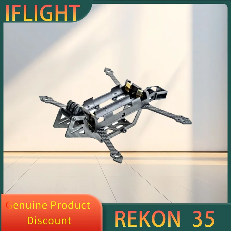 

HGLRC Rekon35 LR 160mm 3K Carbon Fiber Frame Kits Analog Digital Version for 3.5inch Nano Long Range 2S 18650 FPV Drone