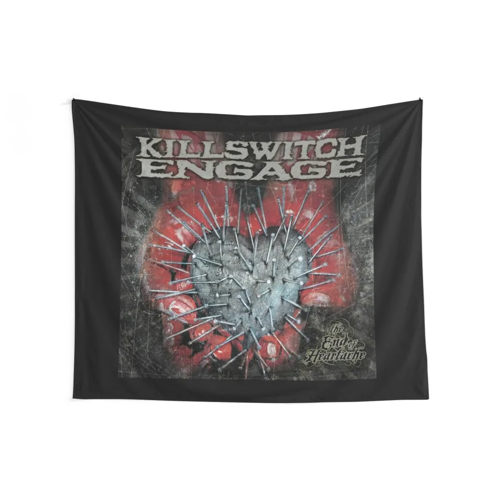 Killswitch Engage the end of heartache Tapestry House Decoration Decoration For Home Room Decoration Korean Style Tapestry