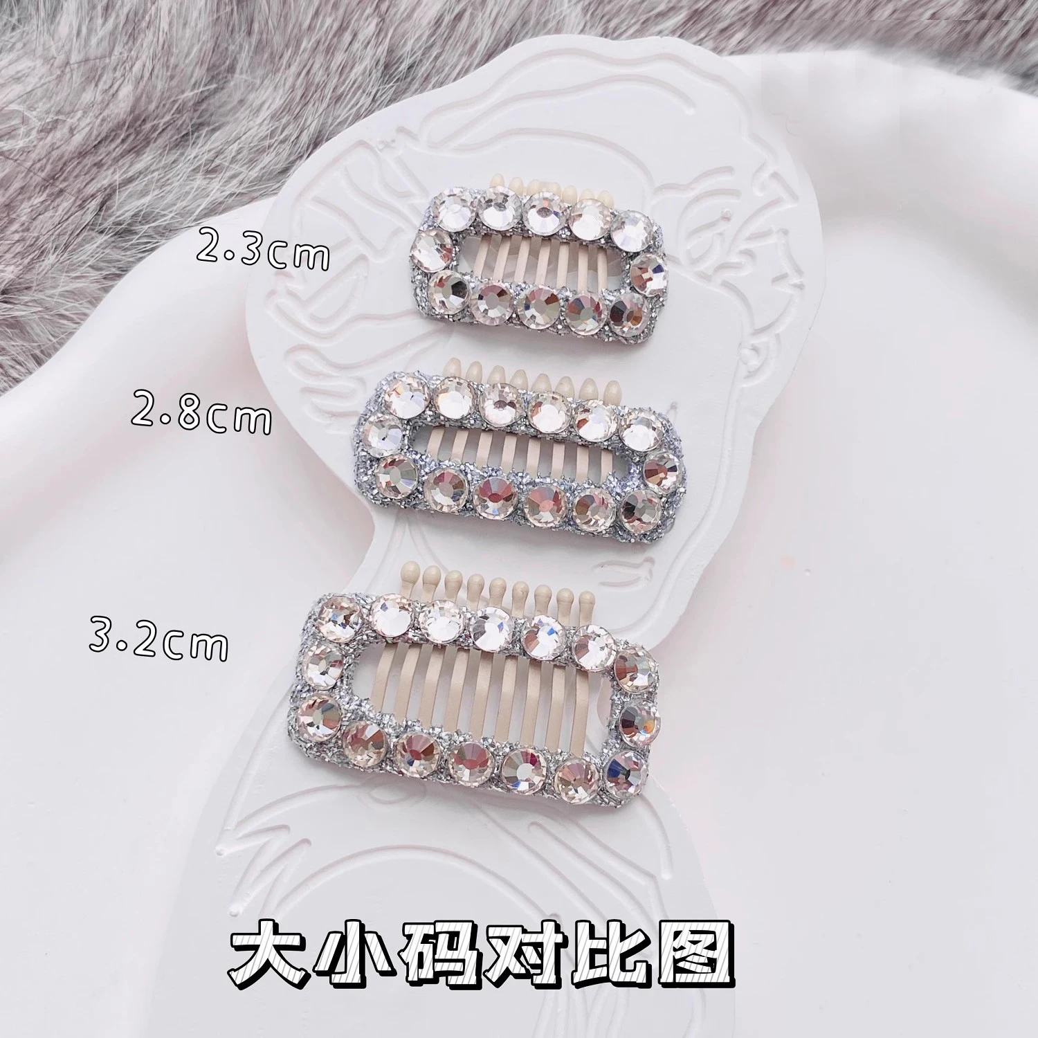 Cute Full Diamond Pet Dog Hairpin For Small Medium Dog Puppy Cat Hair Clips Pet Hair Accessories Dog Hair Grooming Chihuahua