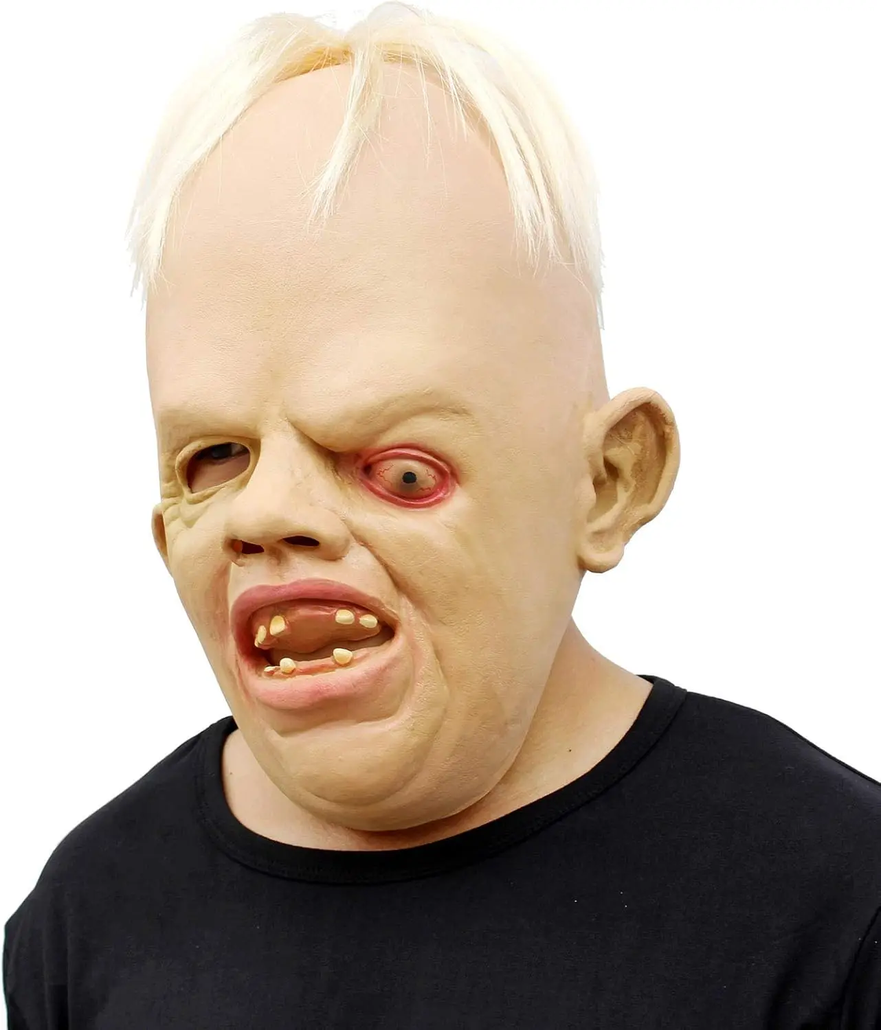 

Хэллоуин Ужас Натуральный Латекс Ленивец Маска Хэллоуин Костюм Полная Голова Маска Ужаса