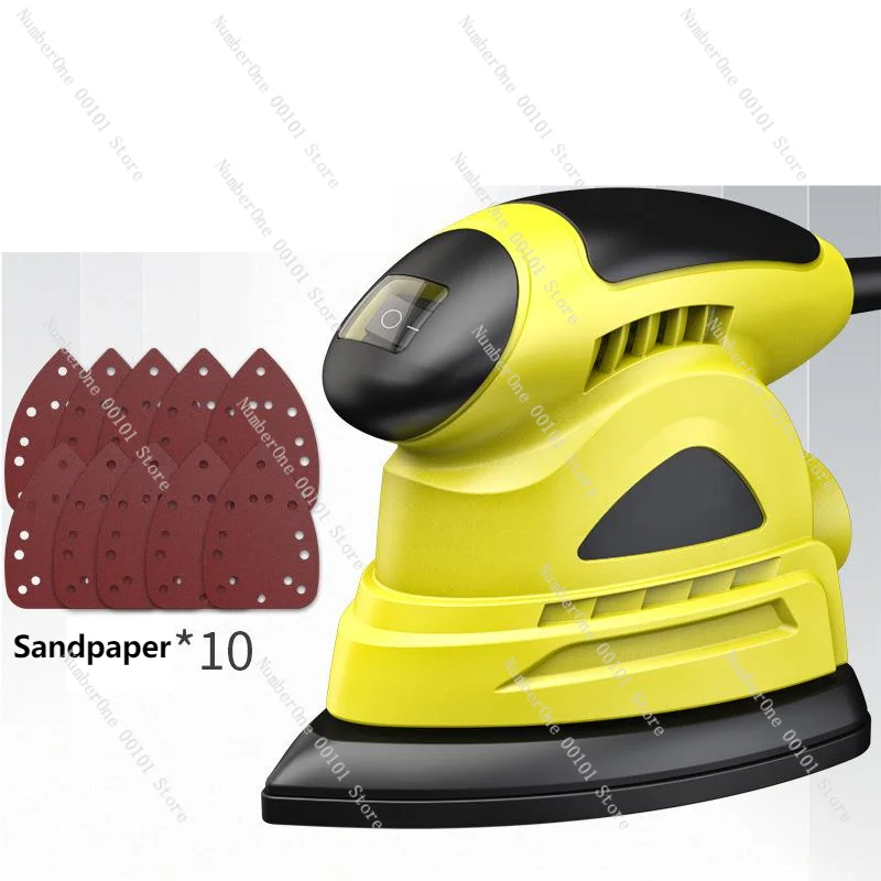 220V Sandpaper Machine Sander Paint Sander Refurbishment Small Polishing Machine Woodworking Electric Wood Furniture Flat