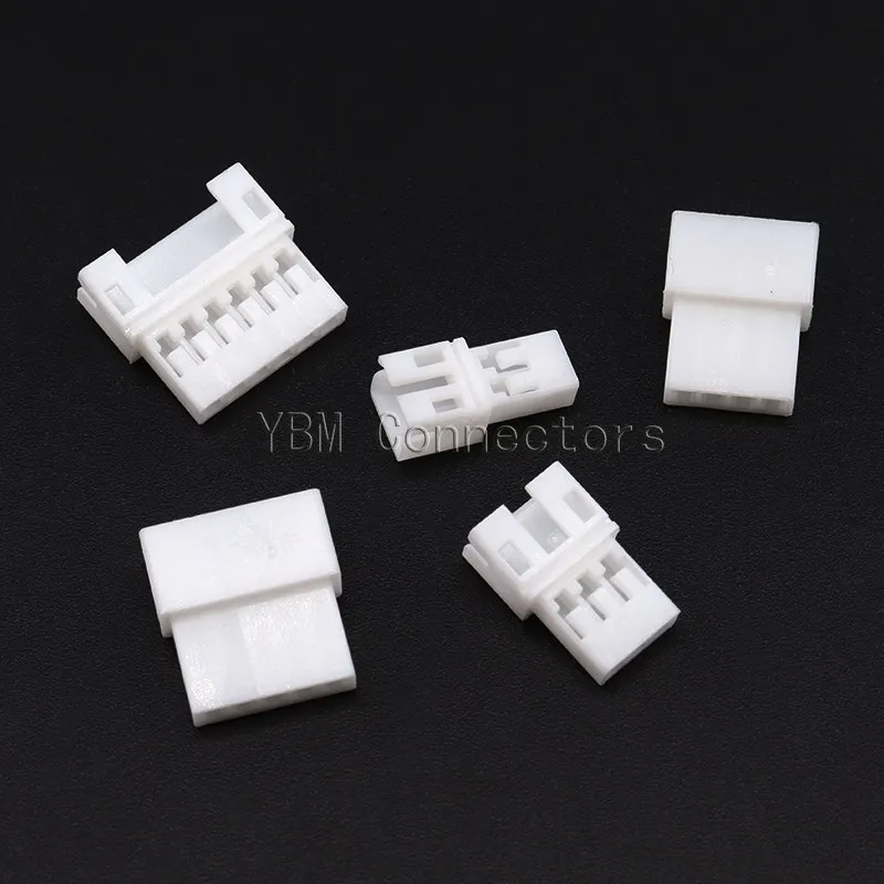 50pcs PH2.0mm  2 3 4 5 6P air-mating female housing spacing 2mm, air-mating rubber housing connector terminal