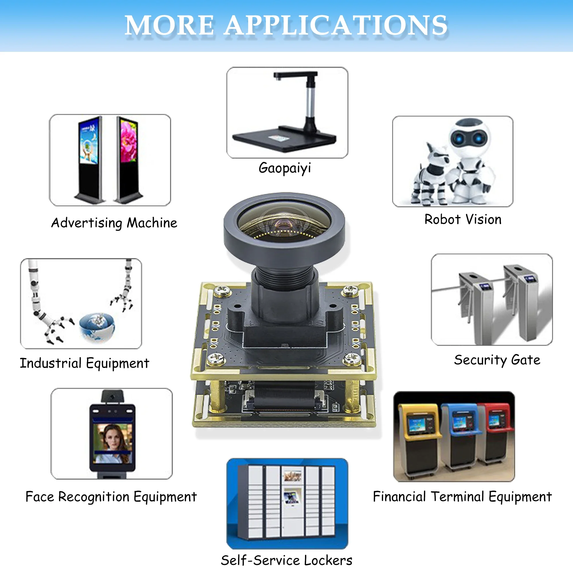 In stock HZ OEM HZ-4K2353 V11 Low Light IMX678 HDR 4K 8MP CMOS Sensor Distortion Free Wide Angle Camera Module 1/1.8" 30FPS USB view 6