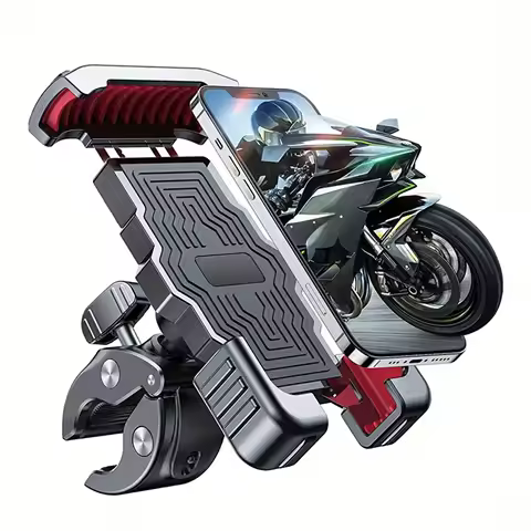 360&deg; Rotation Bicycle Phone Holder Mtb Bike Stand Mobile Phone Motorcycle Handlebar Bracket Shakeproof Universal Stable Mount