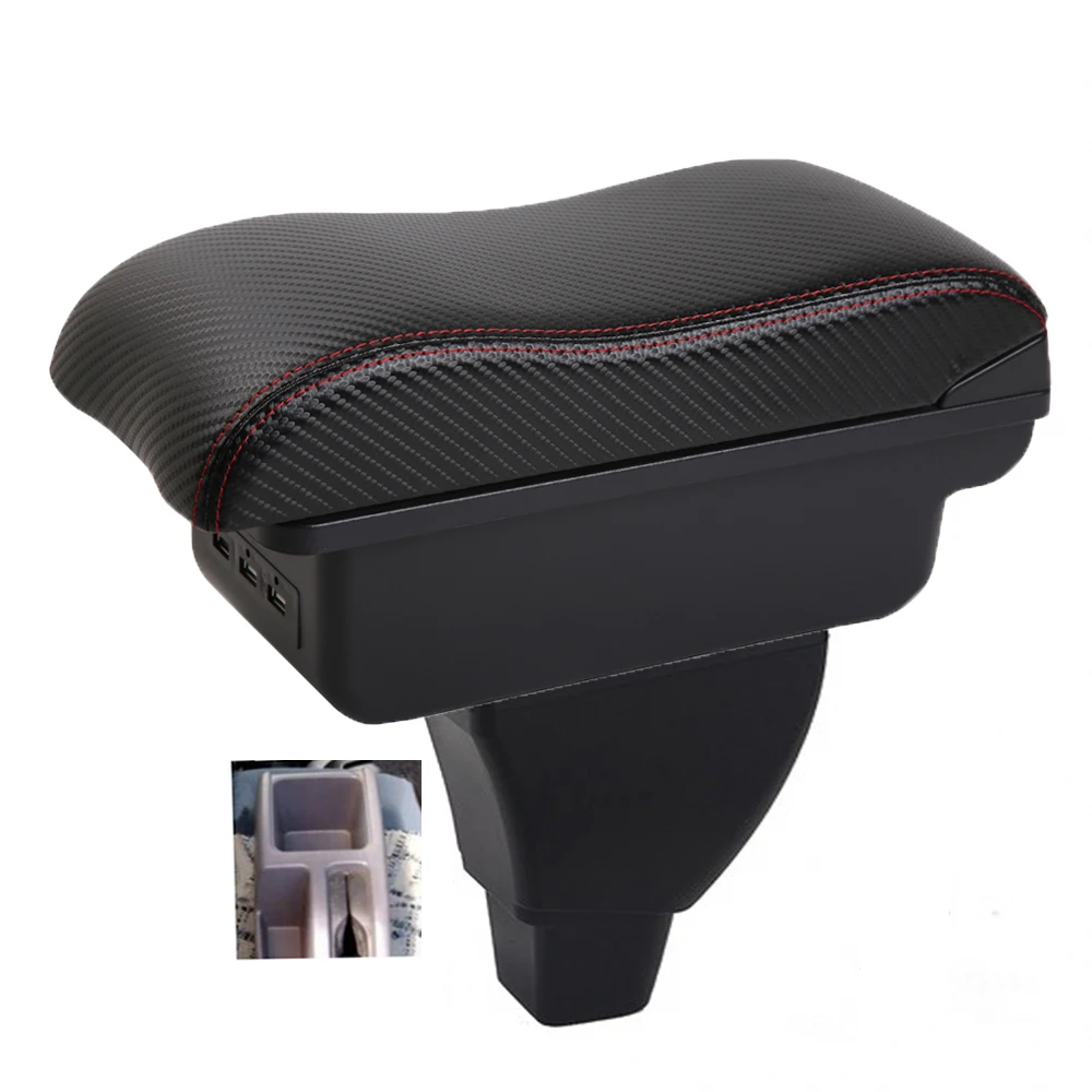 Armrest Box Central Console Storage Box with Driver Side Elbow Support for Mitsubishi Pajero Mini Interior Accessory