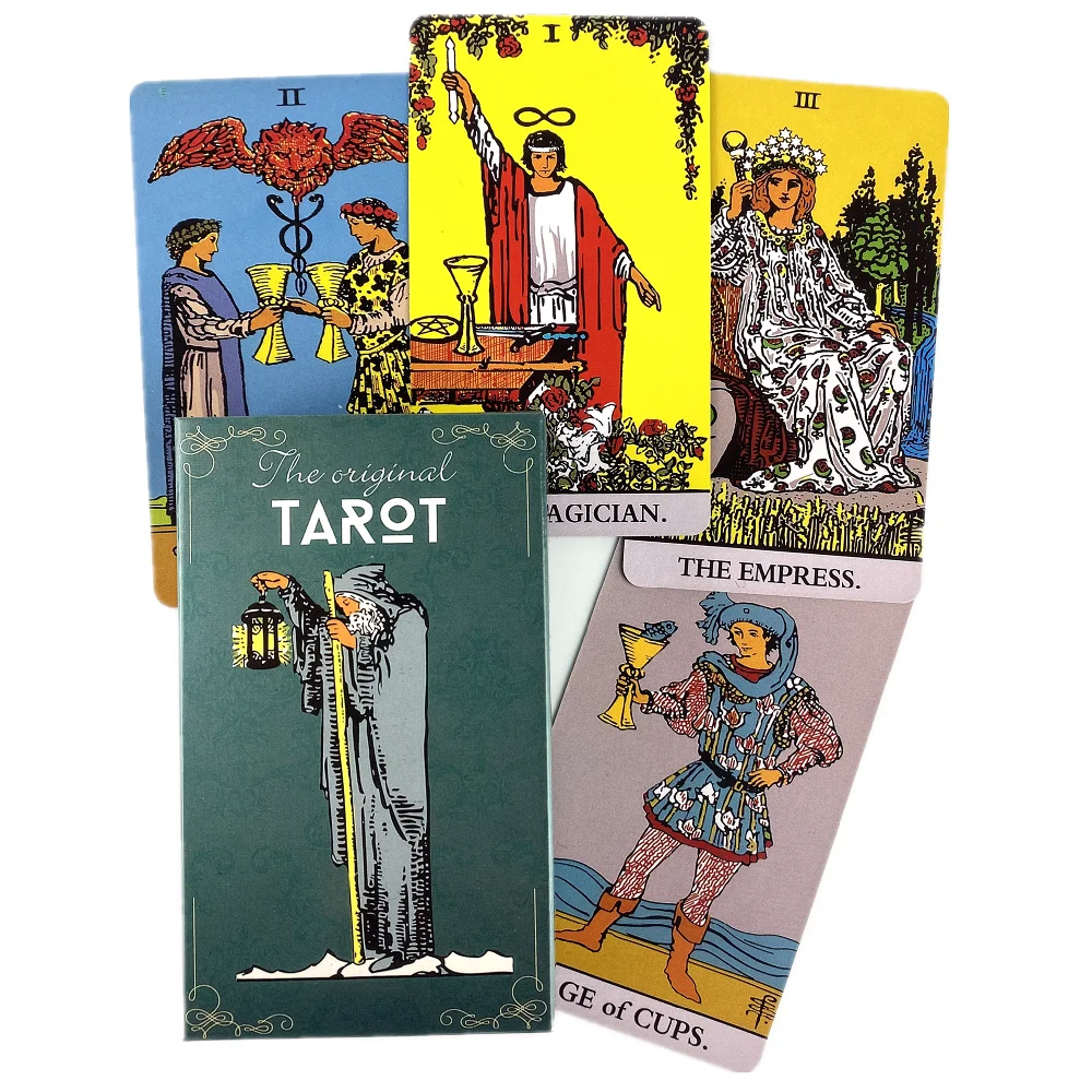 English Borderless Edition Rider Tarot Cards Friend Party Playing Board Game Oracle Deck