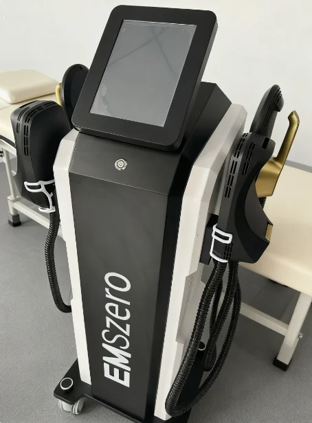 

Myoslim 6500W 15 tesla EMS Body Muscle Sculpt Machine Build Muscle Stimulate Machine Pelvic Pads Available Salon burning fat