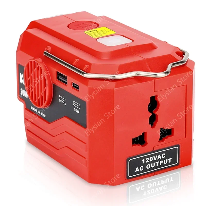 

Applicable to Milwaukee M18 lithium battery inverter 110V/220V