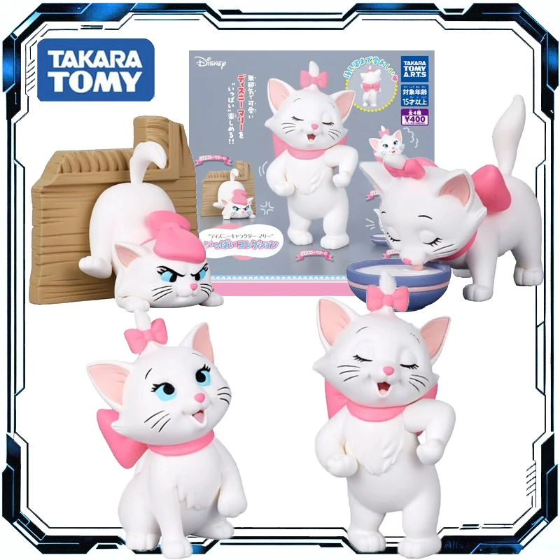 

TOMY Original Gashapon Disney Marie No Nichijou Action Figure Toys for Boys Girls Kids Gift Collectible Model Ornaments
