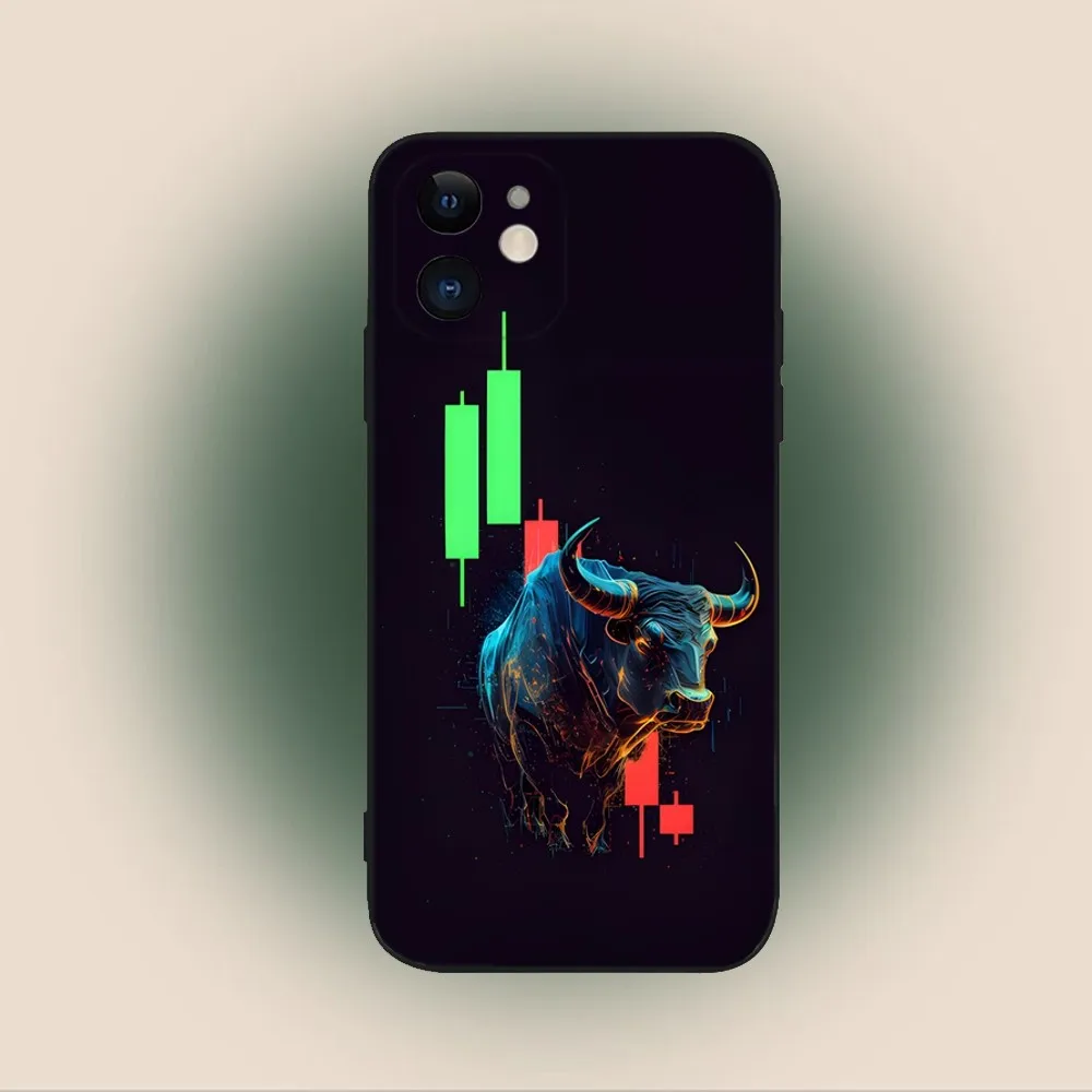 Day Trading Day Trader Phone Case For iPhone 15,14,13,12,11,Plus,Pro Max,XS,X,XR,SE,Mini,8,7 Soft Silicone Black Cover