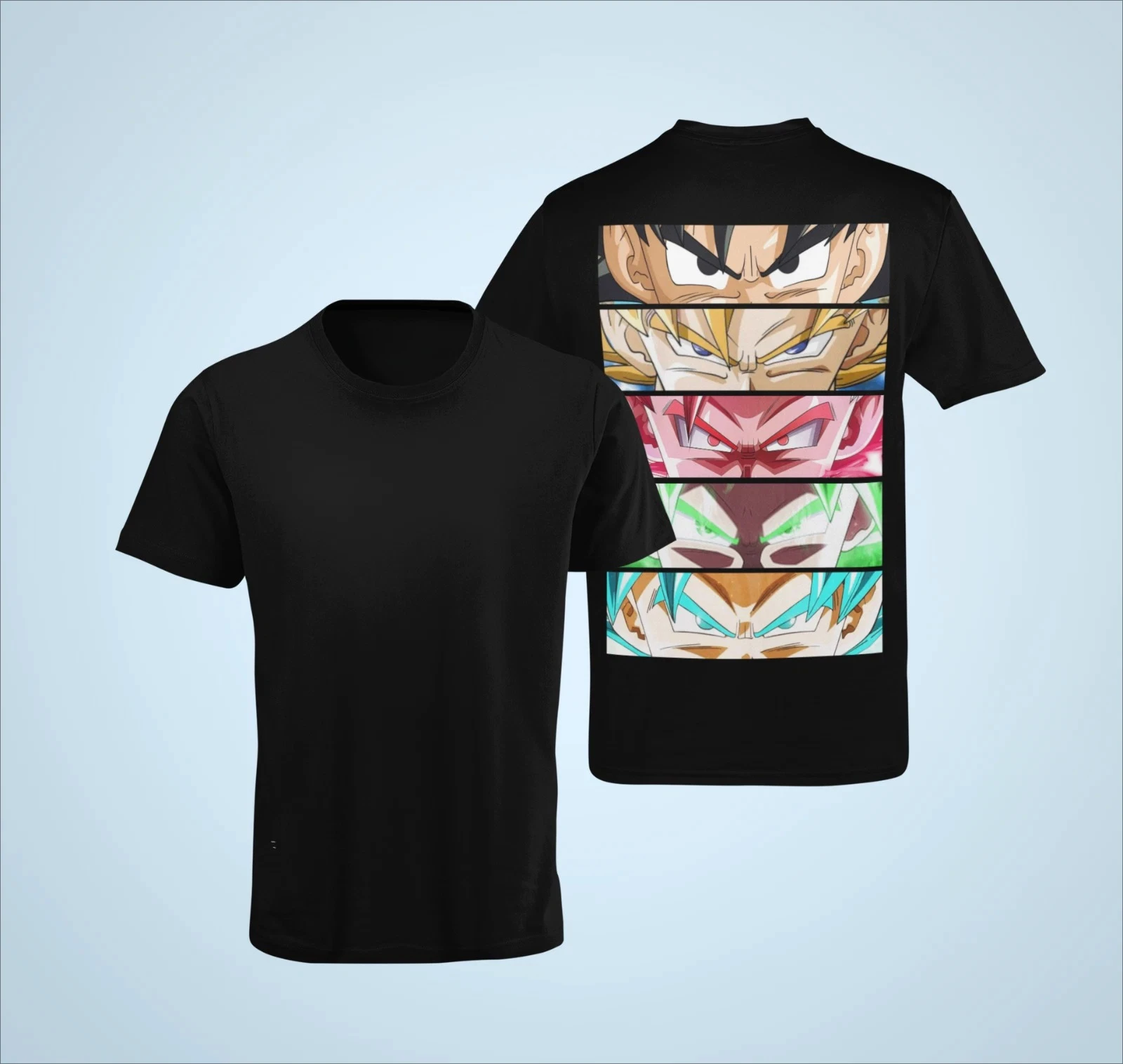 2026 Dragon Ball Herren T-Shirt Alle Formen Son Goku Japanischer Anime Sommer Jungen Kinder Kurzarm Übergroß Lässig Bequem