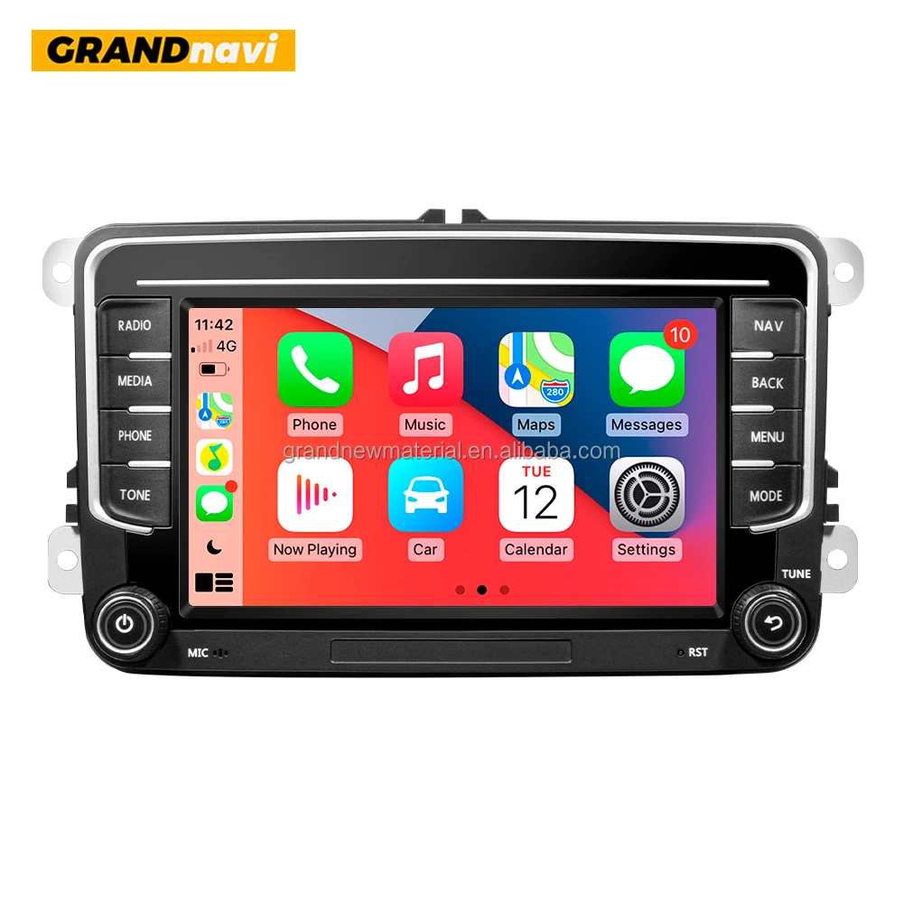 Car Autoradio Multimedia Stereo GPS Navigation 1024 * 600 2Din Car Radio Music System Android 7