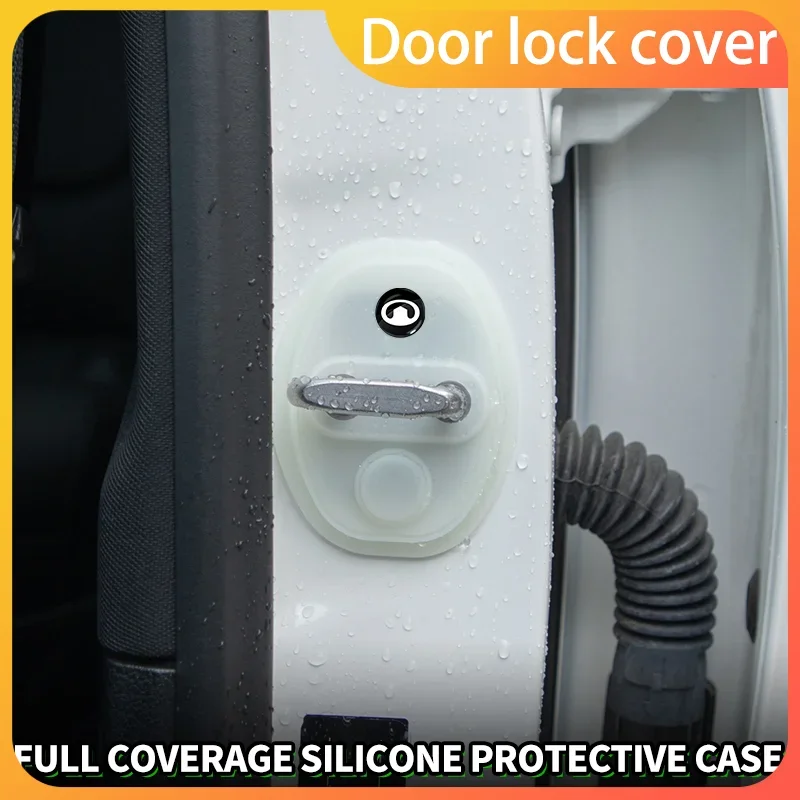 

4PCS Car Door Lock Cover Case Accessories For Great Wall C30 C50 C70 Ling Ao Trendy CHCO11 M1 M2 M4 V80 GUN Wind Jun 3 5 6 7