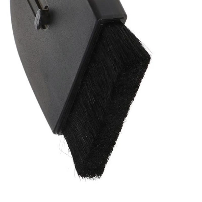 H37F Prefessional AntiStatic for Vinyls Record Cleaner Brush Turntable Dust Remover ABS Handle Brush Cleaner for Player