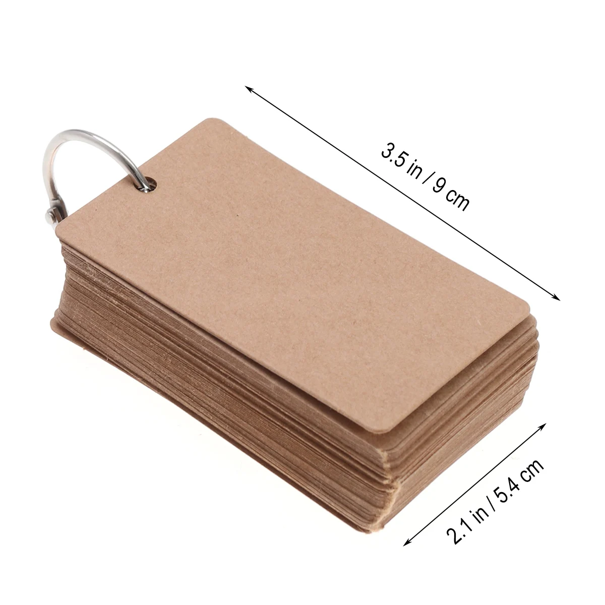 

Kraft Paper Flash Cards Study Binder Ring DIY Greeting Bookmark Index Stock Notepad Memo Scratch Pads Outdoor