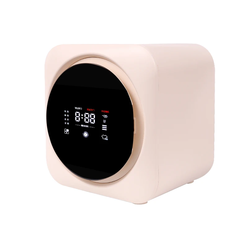 

220V Compact Mini Drum Washing Machine with Spin Dryer - Portable Design for Dorms/Baby Clothes (CE Certified)