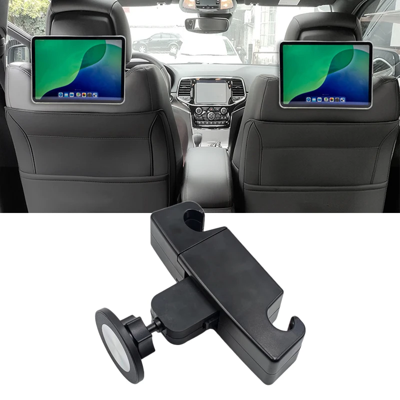 Für JEEP Renegade Cherokee Compass 2015-2023 Auto Hinten Sitz Pad Magnetische Halter Telefon Ständer Halterung Trim Zubehör