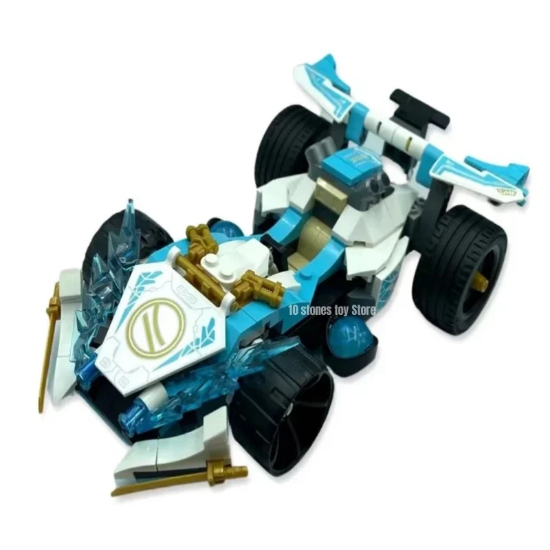 327pcs Dragon Power Spinjitzu Race Car Building Blocks Model Fit 71791 Bricks Toys for Children