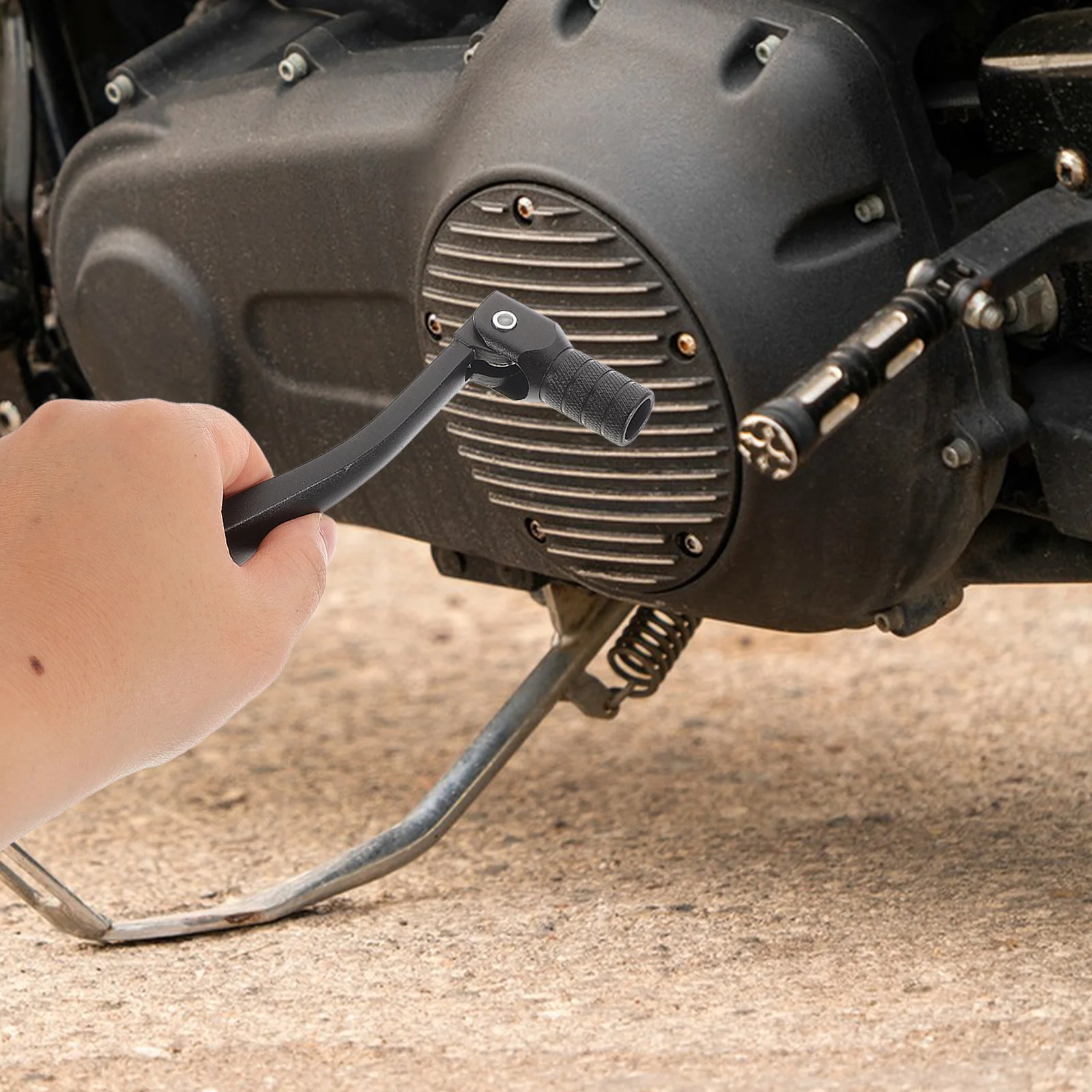 

Motorcycle Shift Lever Aluminum Alloy Lightweight Durable Smooth Shifting For Outdoor Travel Easy Installation Motorcycle