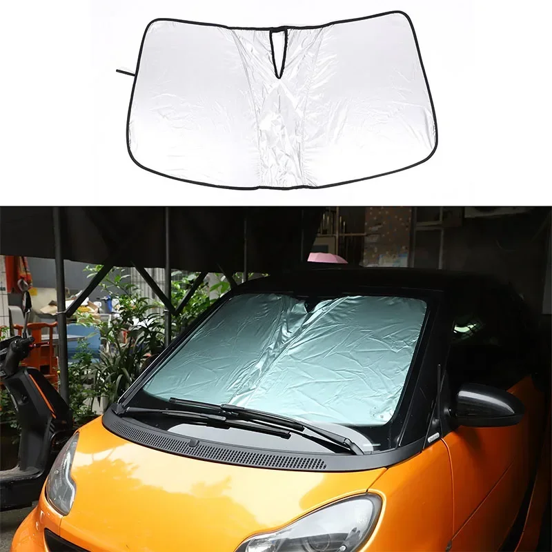 

For Mercedes Benz A-Class A200 2023 Car Front Windshield Sun Protection Parasol Silver Tape Car Accessories 1 Pcs