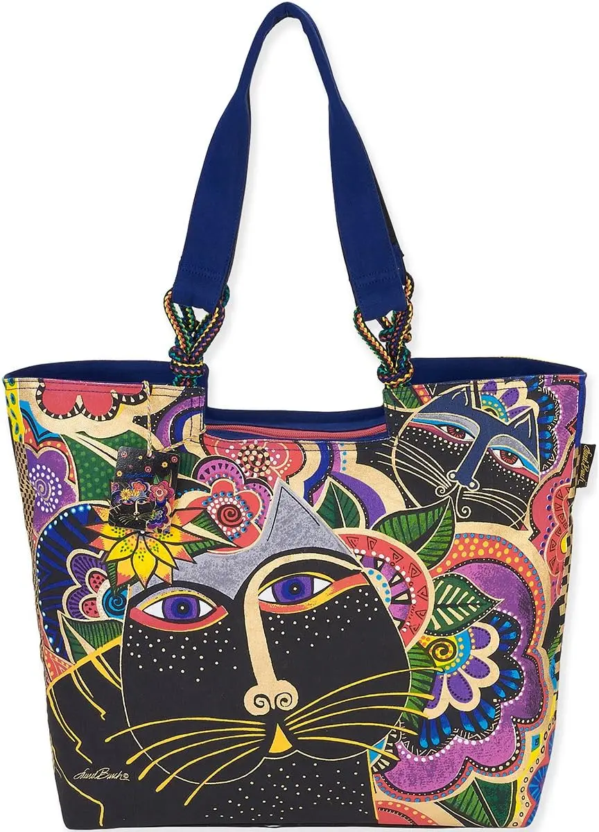 

Сумка-тоут Laurel Burch 21"X5"X15", цвет Carlotta's Cats Blue