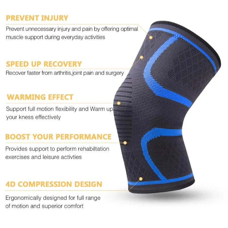 Knee Braces for Knee Pain Knee Brace Compression Sleeve for Knee Pain Meniscus Tear  Arthritis Pain Relief Knee Sleeves