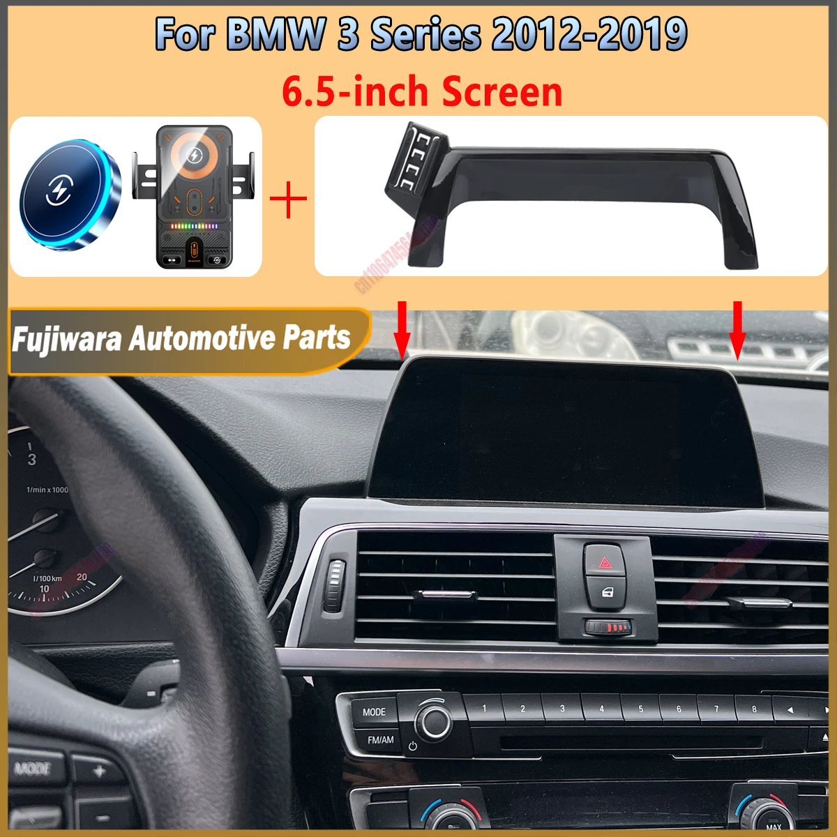For BMW 3 Series 2013-2019 Car Phone Holder vent Wireless Charging Car charger cradle For Magsafe Accessories