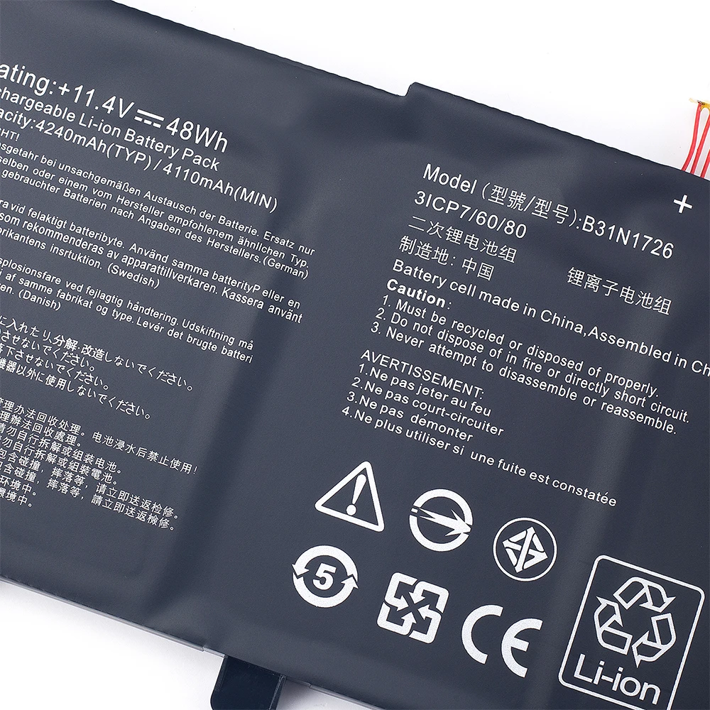 Keyuan B31N1726 Laptop Battery FX504GD,FX504GE for ASUS FX504,FX504G TUF Gaming FX504GM/FX505/FX505DT/FX505DV/FX505GE