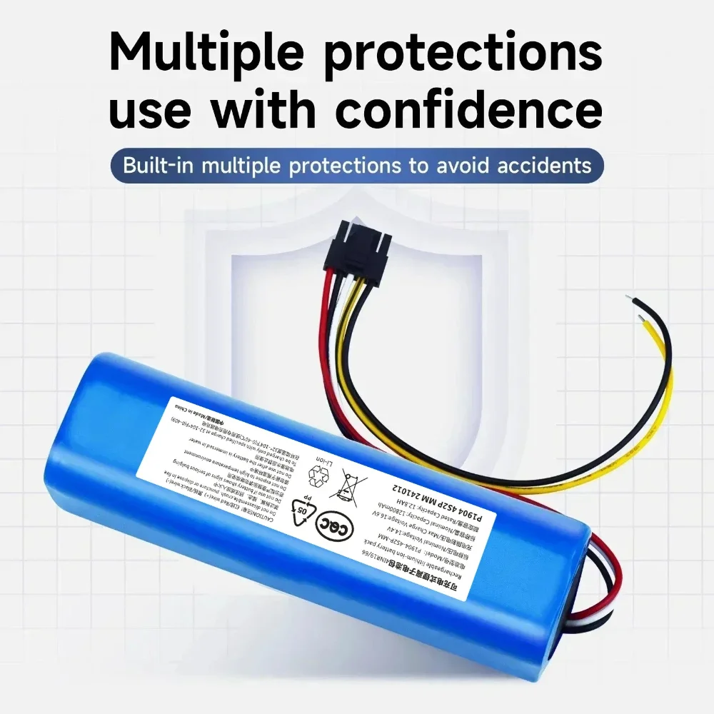 

Replacement Battery Conga 4090 cecotec For CONGA 4490 4590 4690 12800mAh 14.4V Robot Vacuum Cleaner Accessories Spare Parts