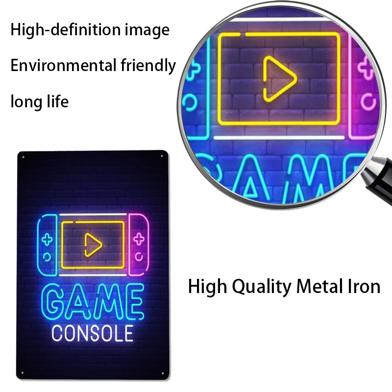 Panneau Néon Manette Gaming LED - Décoration Murale Salle De Jeu Pour Adolescents