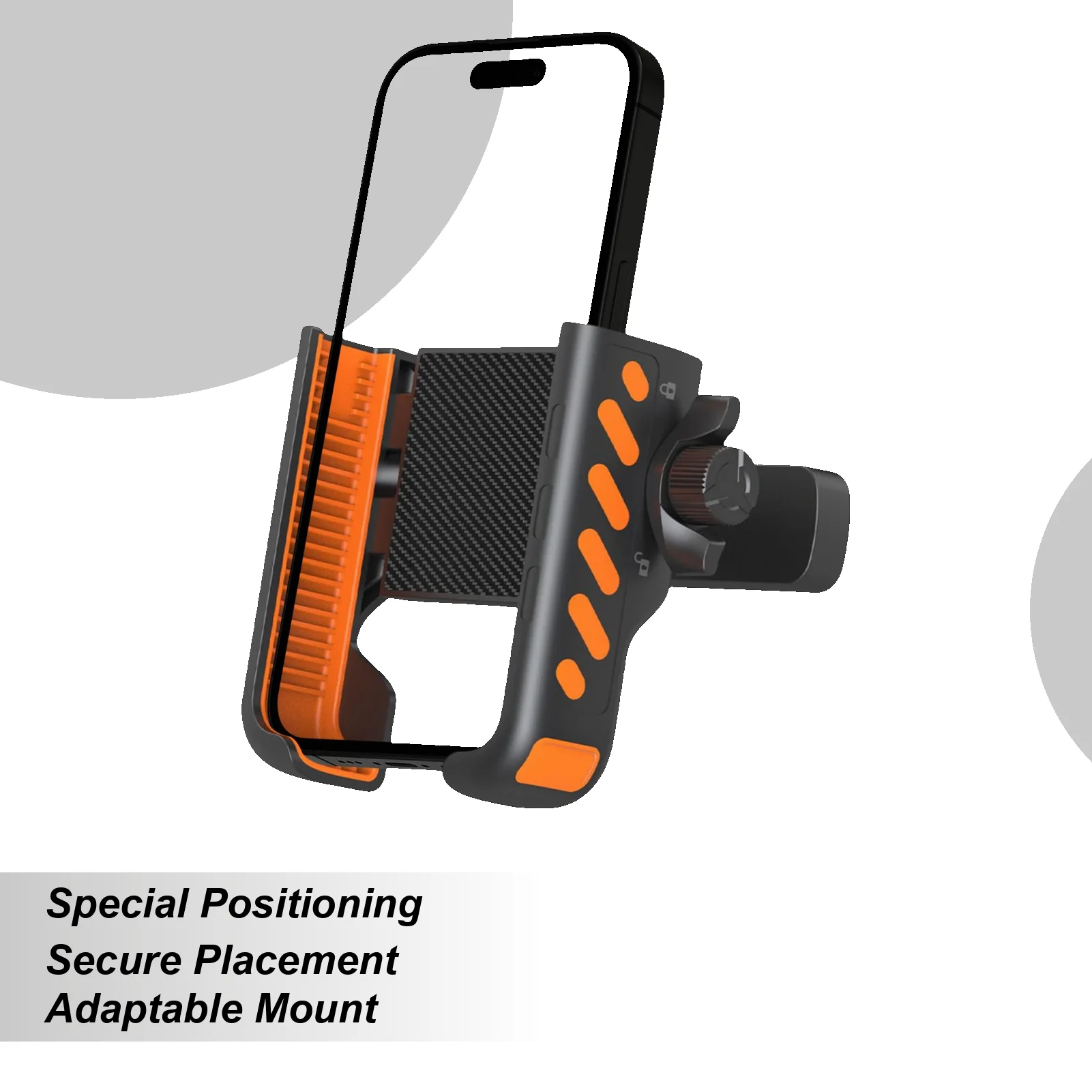 

Golf Phone Holder Magnetic Phone Holders For Golf Carts Stand Quick-Release Anti-Slip Rack Clamp 360 Degree Rotation For Truck