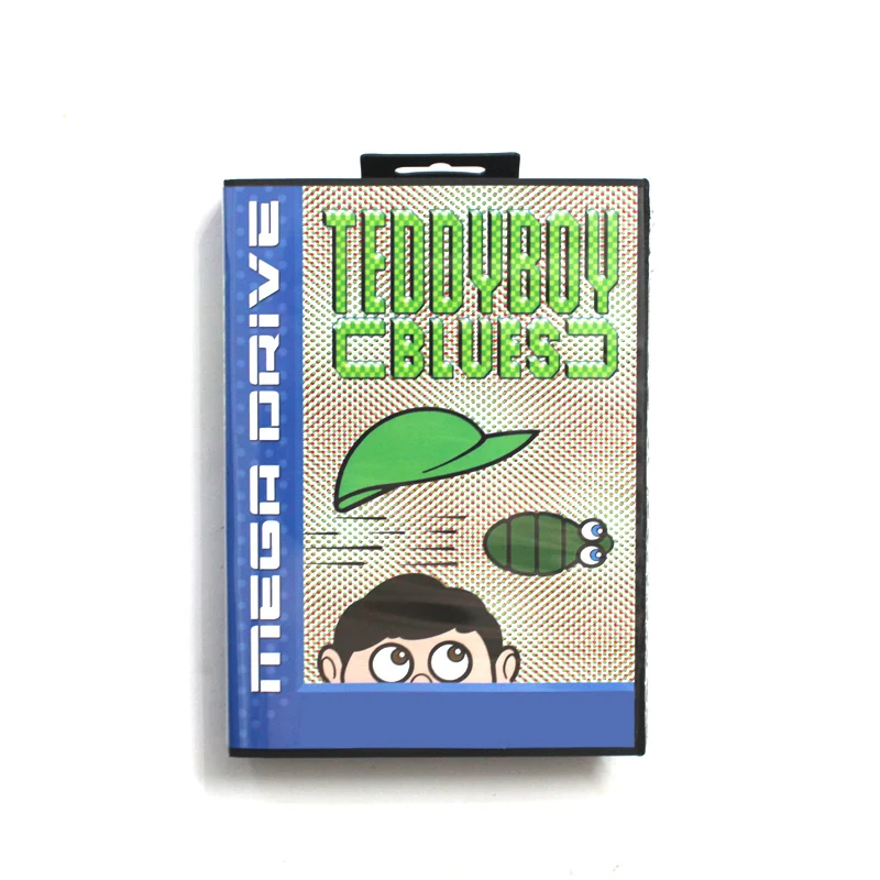 

Игровая карта Teddy Boy Blues MD, 16-битная обложка европейского стандарта для Sega Megadrive Genesis с розничной коробкой