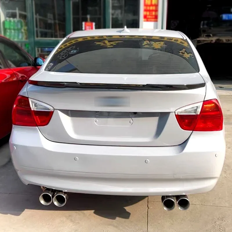 Spoiler for BMW E90 3 Series Carbon Paint Rear Ducktail Wing 2005 - 2012 Year Sedan Trunk M4 Style ABS Accessories