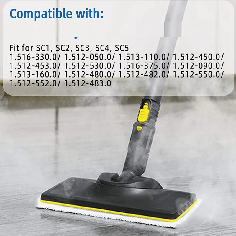 ผ้าทำความสะอาดไมโครไฟเบอร์สำหรับ Karcher ง่ายต่อการแก้ไข SC2 SC4 SC3 SC5เครื่องทำความสะอาดไอน้ำ Karcher