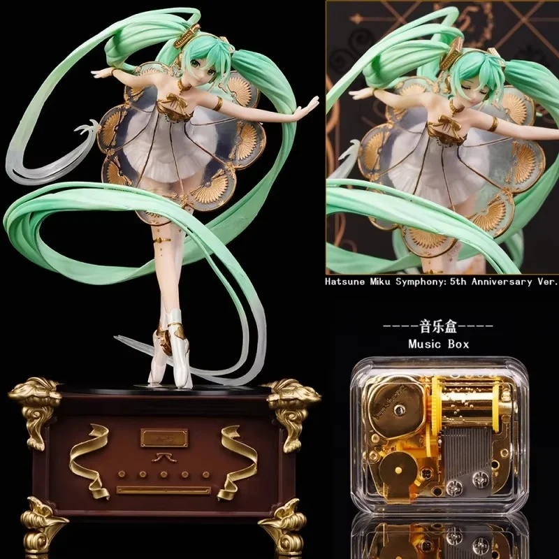

2025 New Miku Princess 5th Anniversary Anime Hatsune Miku Symphony Pvc Model Doll Desktop Decoration Model Figure Gift In Stock